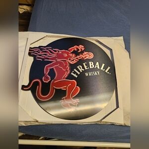 Fireball 3d Sign